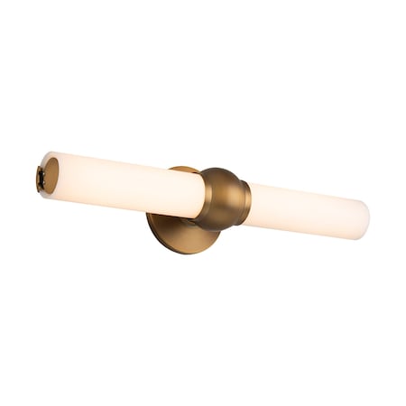 Dweled Juliet 27in LED Bathroom Vanity or Wall Light 3000K in Aged Brass WS-350